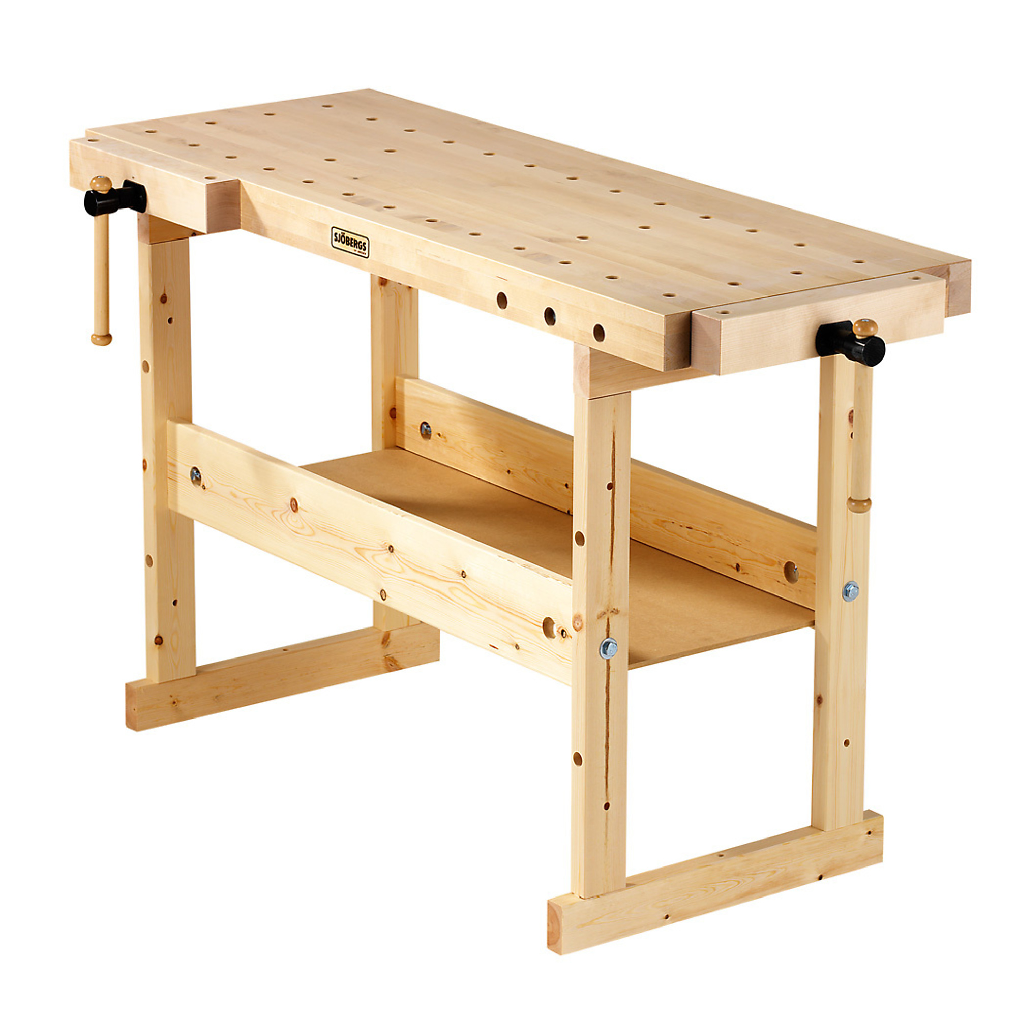 Sjobergs, Nordic Plus 1450 Workbench, Width 24.75 in, Depth 57.875 in, Height 33.875 in, Model# SJO-33448